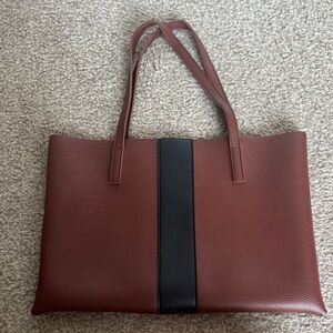 Vince Camuto Brown and Black Tote